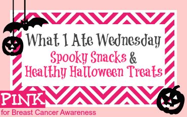 what i ate wednesday october breast cancer awareness halloween button