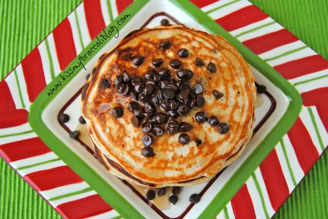 Chocolate Chip Cookie Protein Pancakes 6