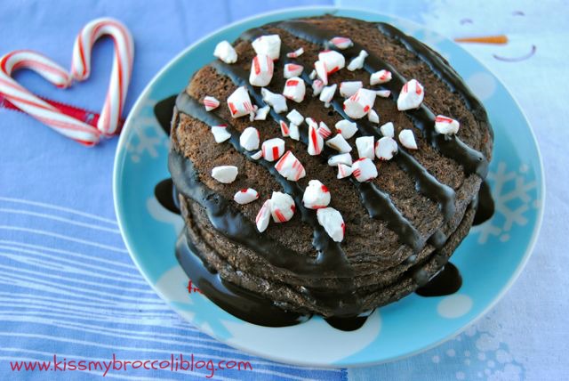 Chocolate Peppermint Cookie Pancakes 5