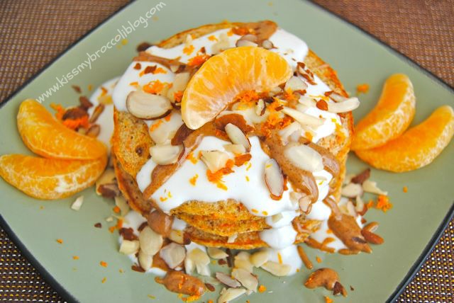 Clementine Carrot Pancakes - 3