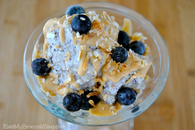 Blueberry Protein Ice Cream 3