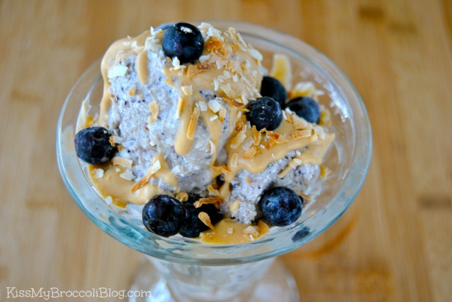 Blueberry Protein Ice Cream 4