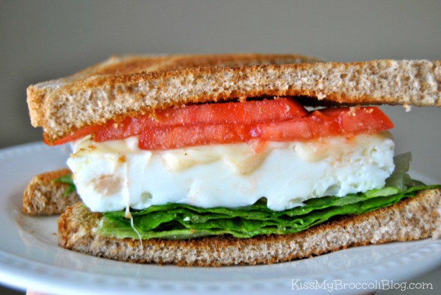 Egg White Cheese Tomato Sandwich