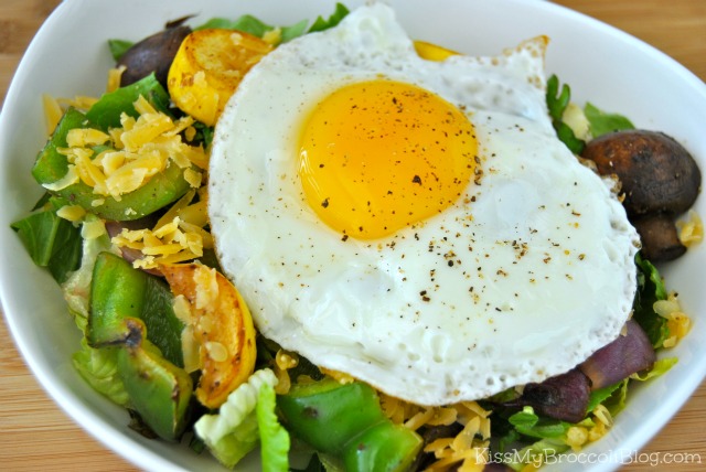 Grilled Veggies with Egg
