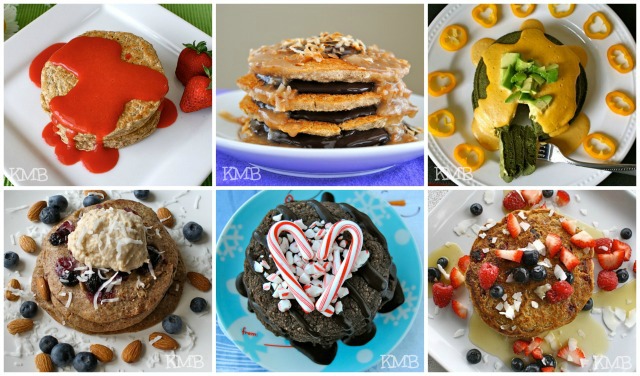 Vegan Pancakes Collage