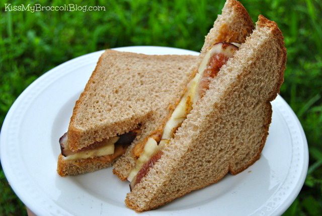 Peanut Butter Banana Honey & Fig Sandwich