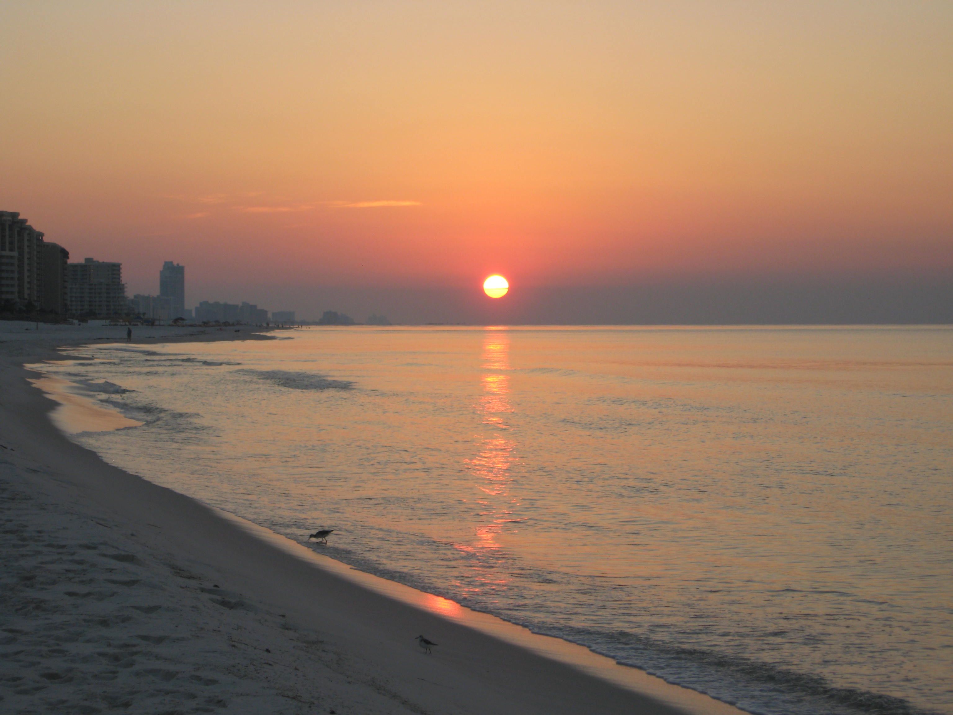 Sunrise over Orange Beach