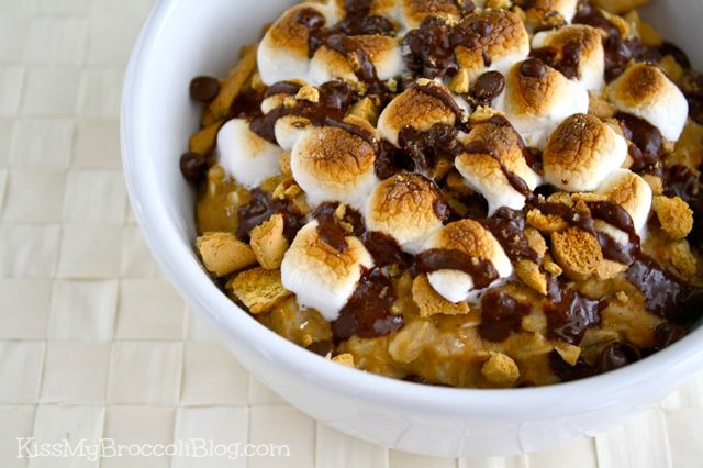 Peanut Butter S'mores Oatmeal