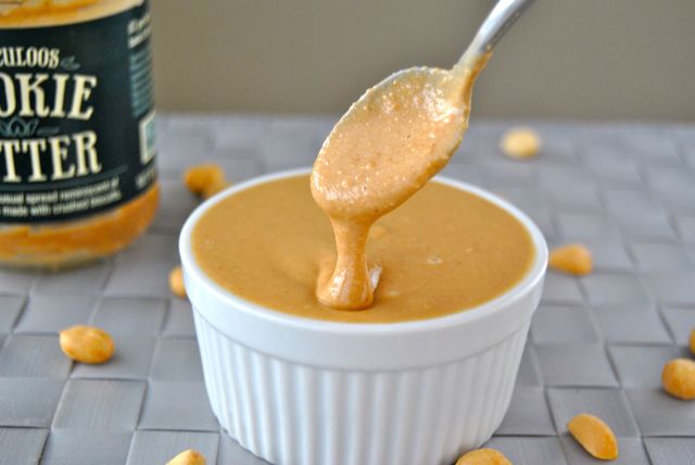Recipe for Drizzly Peanut Butter Cookie Butter from www.kissmybroccoliblog.com