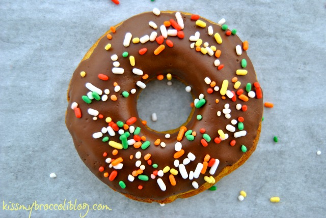 Chocolate Glazed Kabocha Donuts - The PERFECT treat for Fall! www.kissmybroccoliblog.com