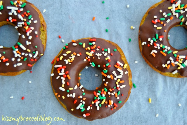 Chocolate Glazed Kabocha Donuts _ The PERFECT treat for Fall! www.kissmybroccoliblog.com