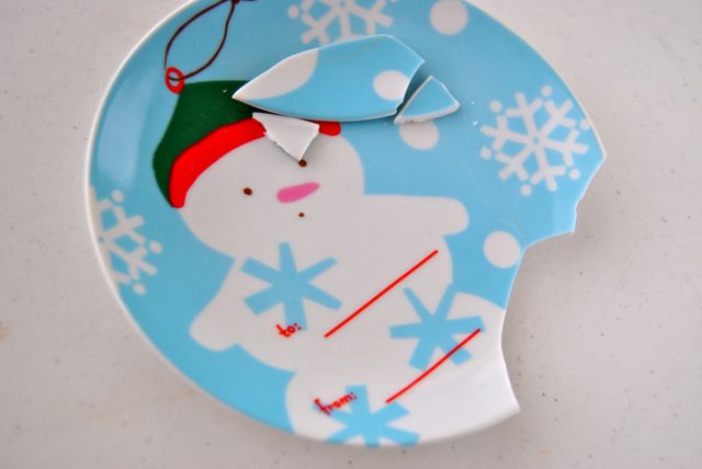 Snowman Plate