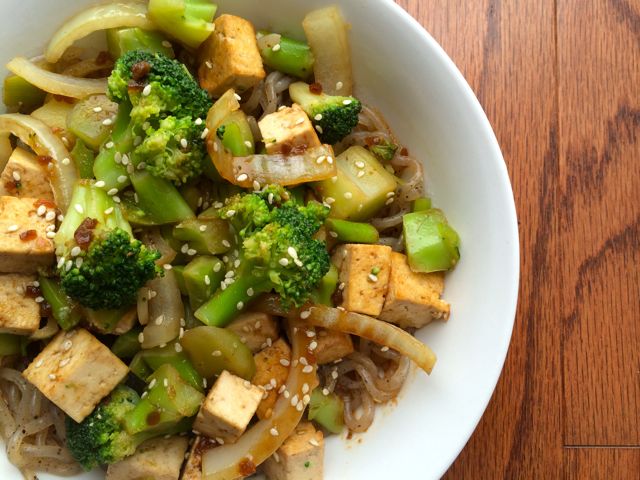 Broccoli & Sesame Tofu Stirfry