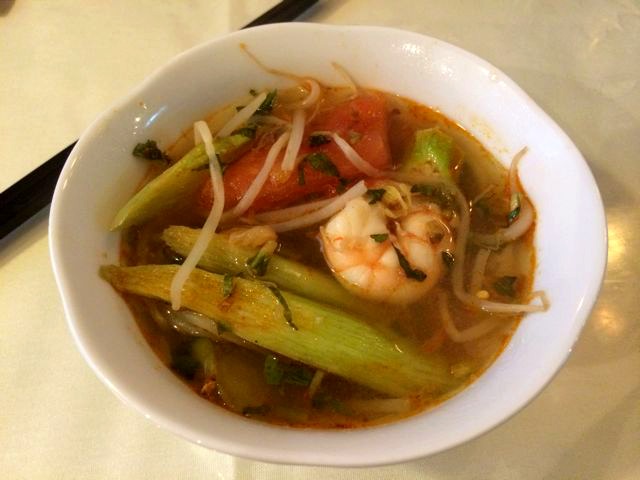 Sweet & Sour Shrimp Soup from Chateau de Saigon in Atlanta
