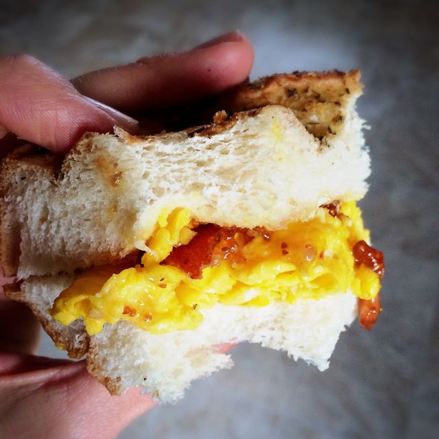 Egg & FROG Jam Sandwich